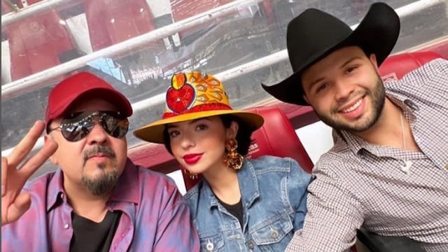 Ángela Aguilar, Pepe Aguilar y Leonardo Aguilar