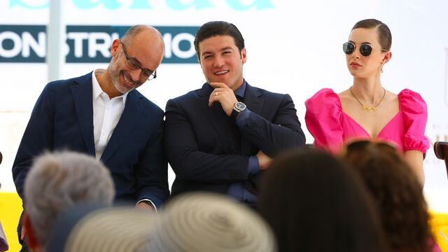 Miguel Treviño, Samuel García y Mariana Rodríguez