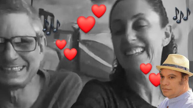 Claudia Sheinbaum y Jesús María Tarriba Unger tocando "Siempre en mi mente"