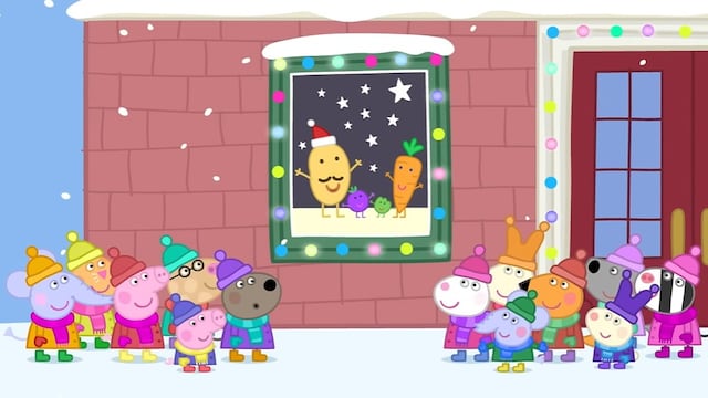 Peppa Pig y el espectáculo de Navidad de Mr. Potato’s