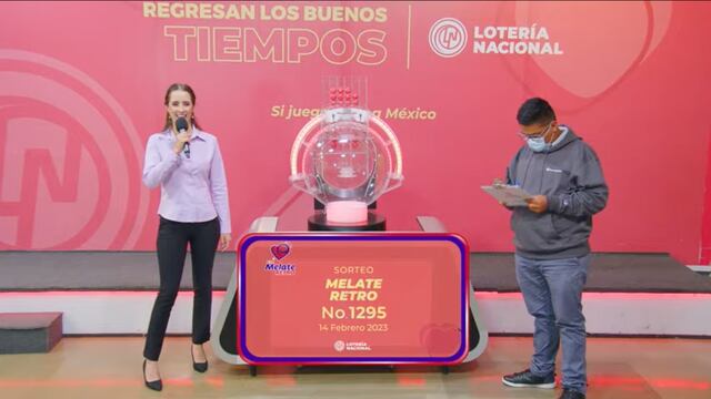 Resultados Sorteo Melate Retro 1295: ganadores de hoy, 14 de febrero