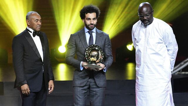 Salah recibió su segundo premio al Jugador Africano del Año