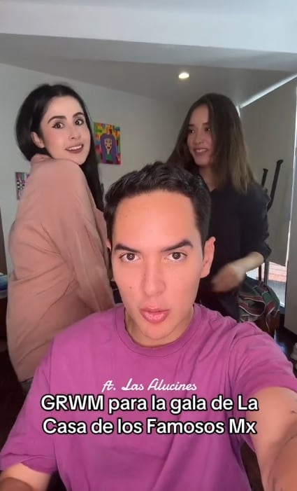 Un Tal Fredo se prepara para la gala de La Casa de los Famosos México 2024.