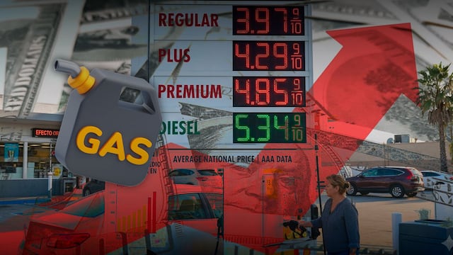 Precio de gasolina en Estados Unidos se dispara a 7 dólares, máximo desde 2022