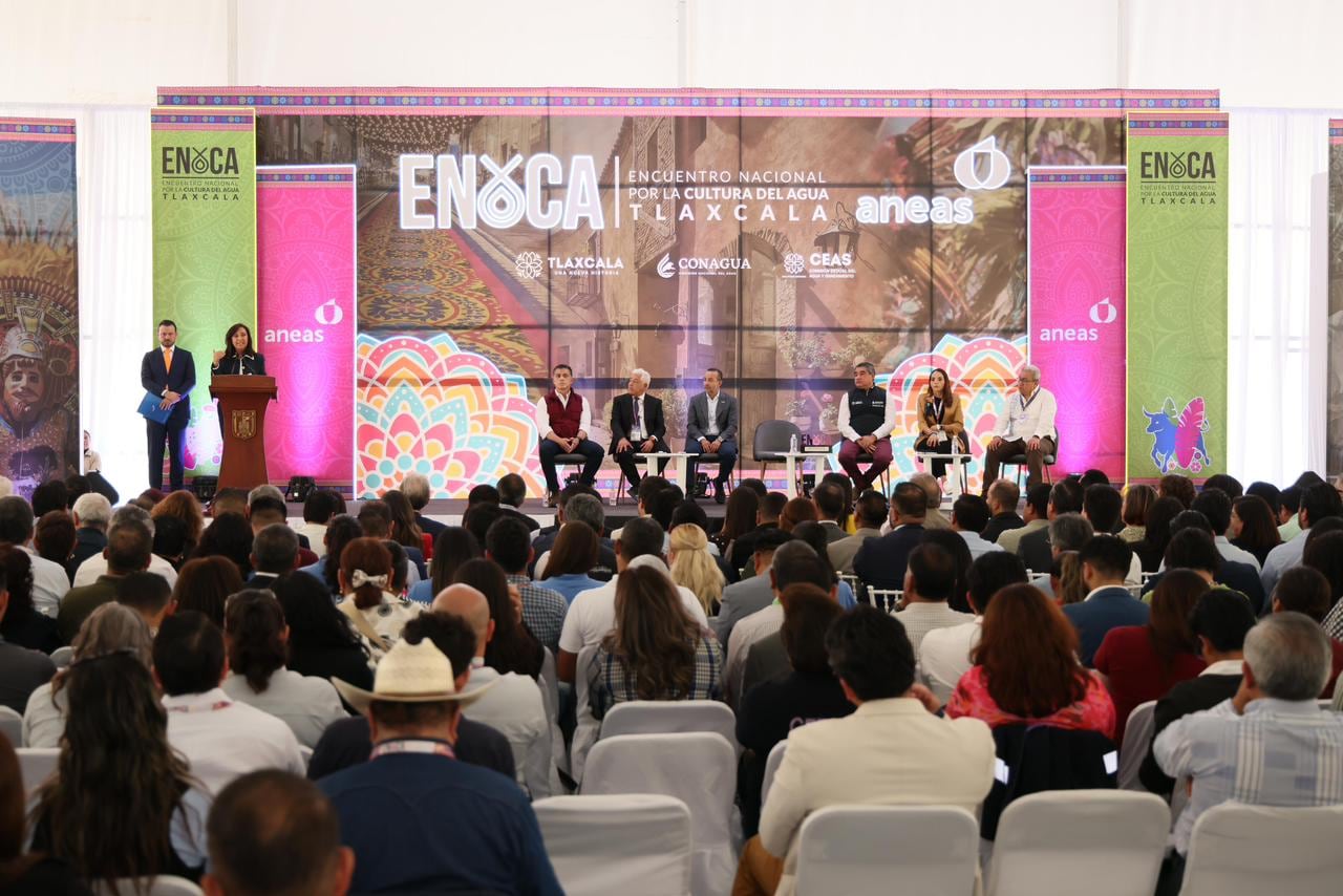 Lorena Cuéllar impulsa cultura del agua y saneamiento en Tlaxcala con inversión histórica.