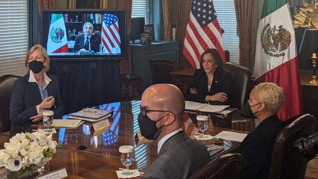 Reunión de AMLO con Kamala Harris