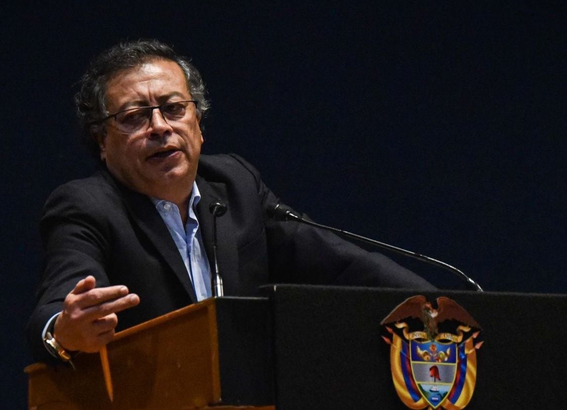 El presidente de la República de Colombia, Gustavo Petro