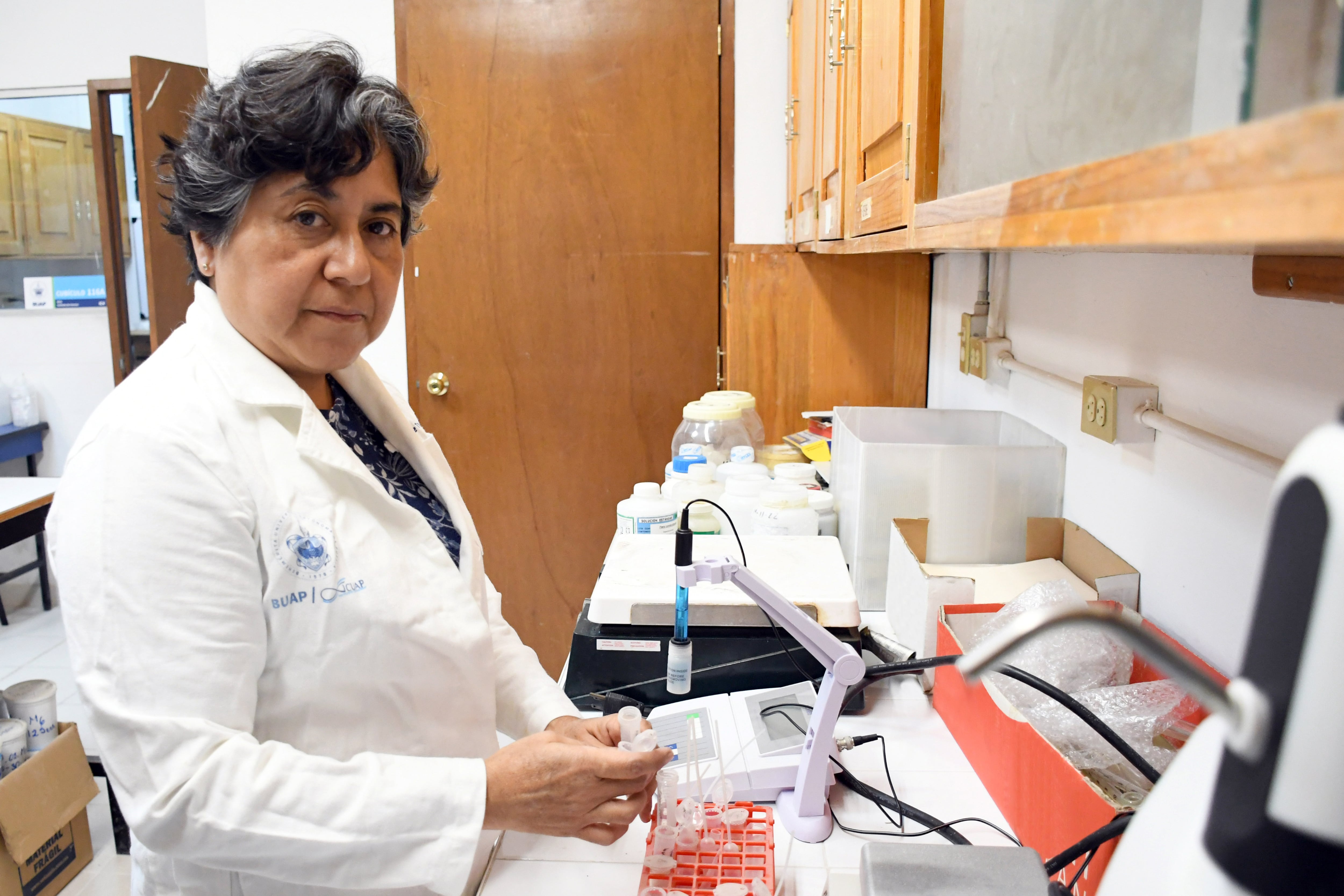 María Guadalupe Tenorio, doctora de la BUAP