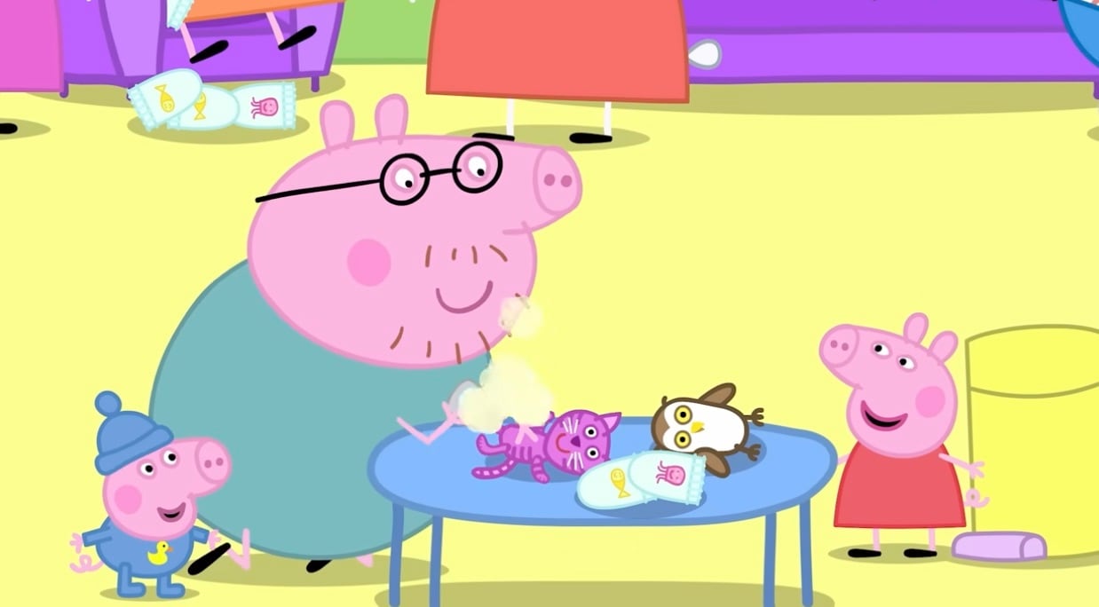 Baby shower de Mamá Cerdita en YouTube