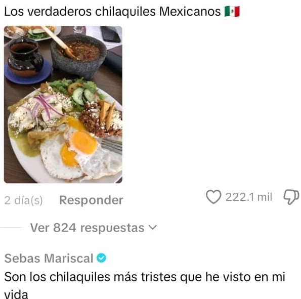 Usuarios critican los chilaquiles de Ibai Llanos.