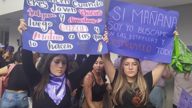 Protesta de mujeres en el Día Internacional de la Mujer/Foto: Vanessa Félix
