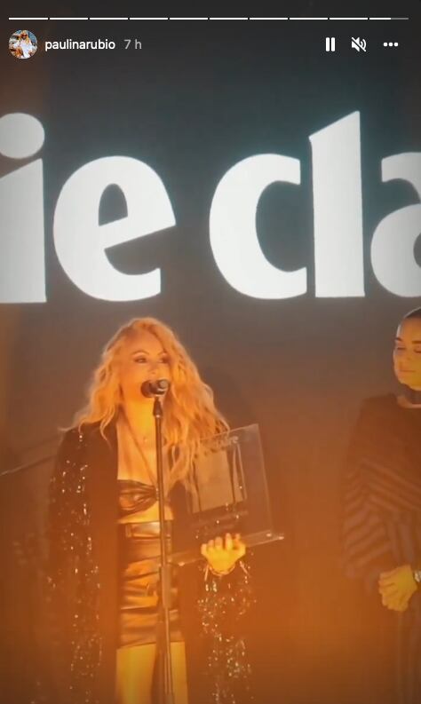 Paulina Rubio en CDMX 2022.