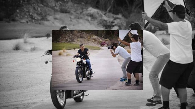 Clooney posa para Omega en Los Cabos.