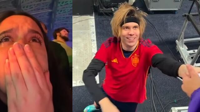 Fan cumple sueño con El Rubius