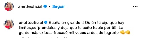 Anette Cuburu manda mensaje sobre el éxito adelantándose a las críticas a su programa.