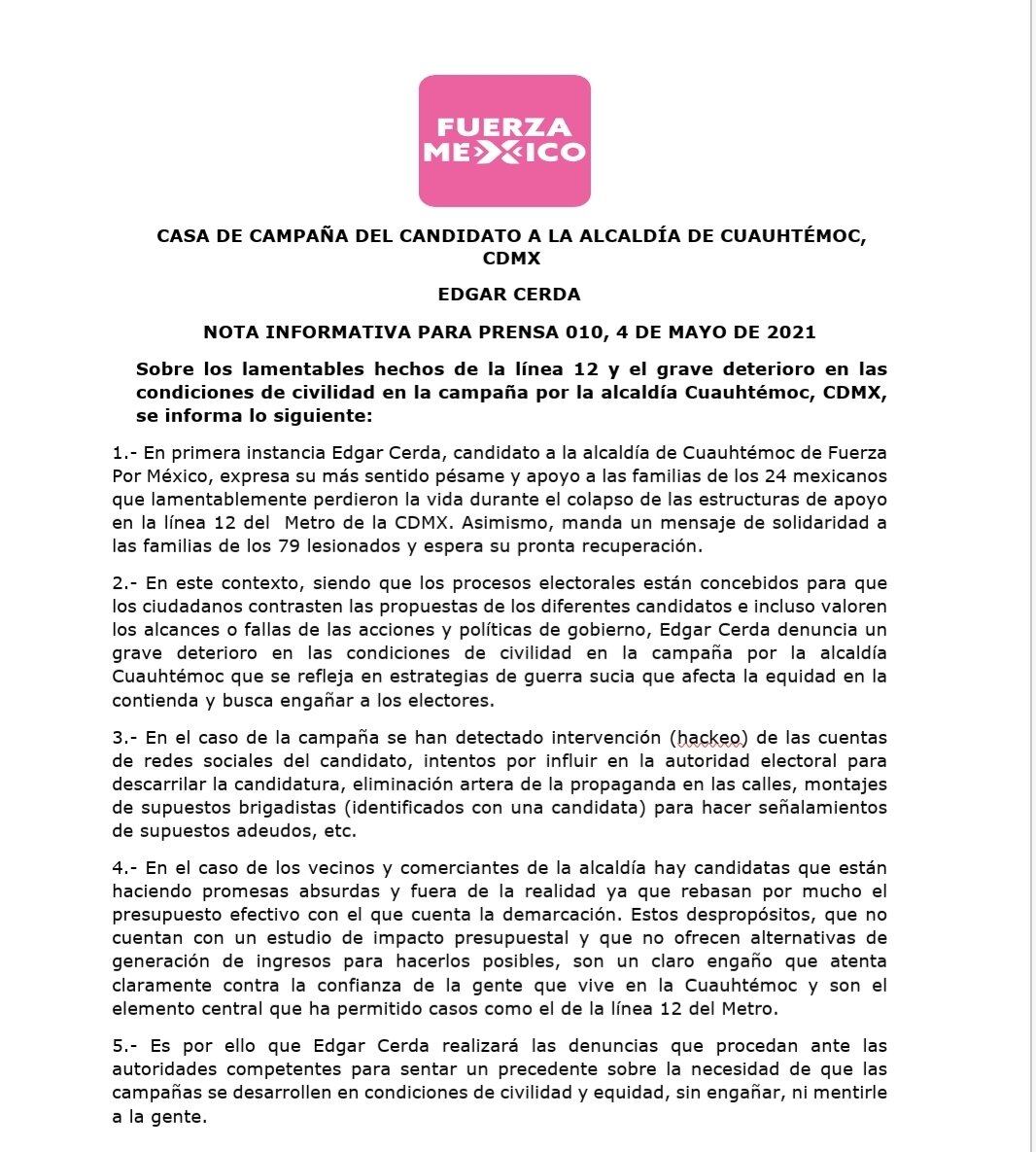 Candidato Edgar Cerda