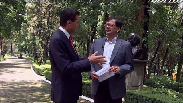 Peña Nieto y Federico Arreola