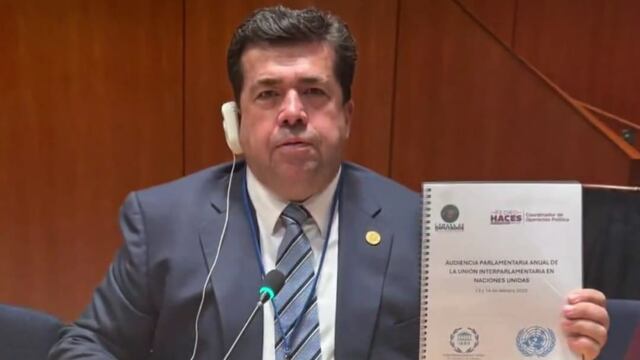 Pedro Haces, desde la ONU