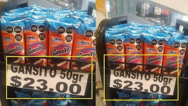 Venden Gansito en 23 pesos