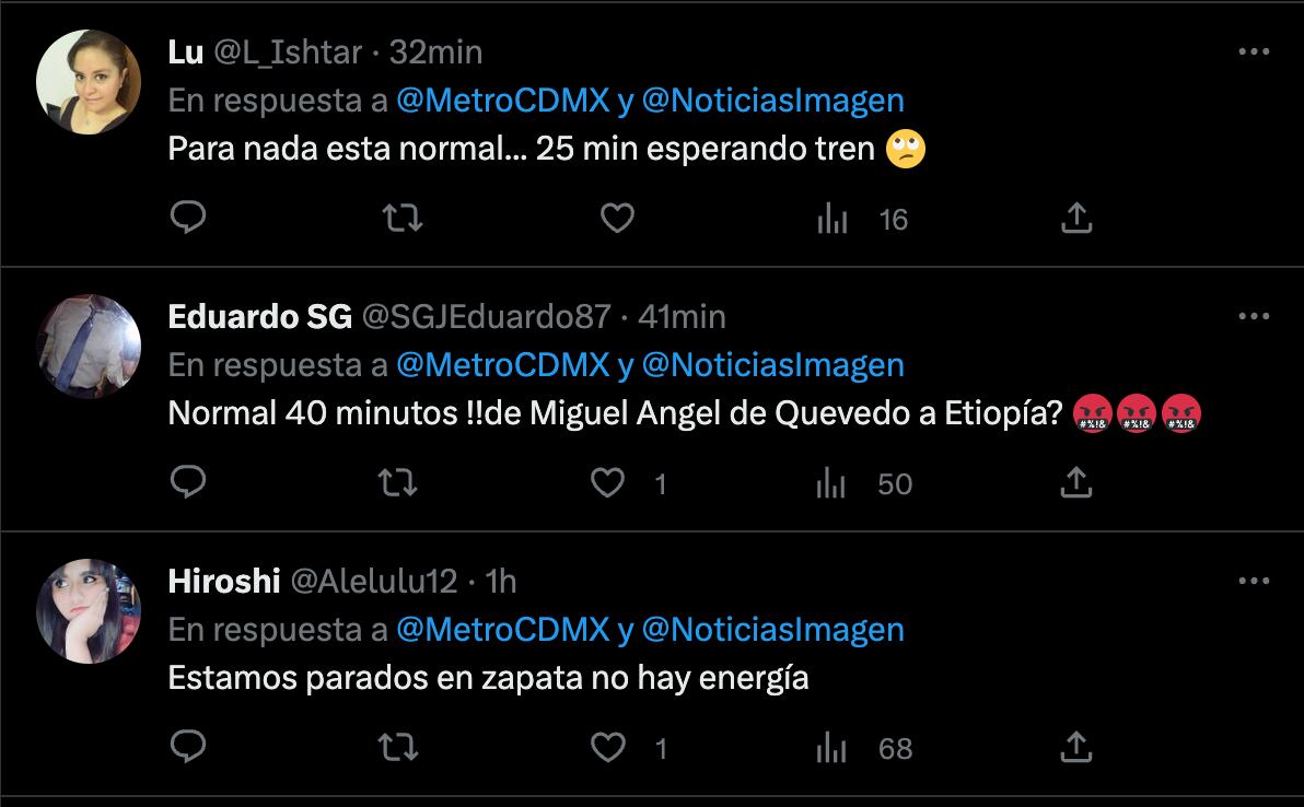 ¿Qué pasa en la Línea 3 del Metro? Reportan presencia de humo en la estación Etiopía y retrasos de hasta 40 minutos