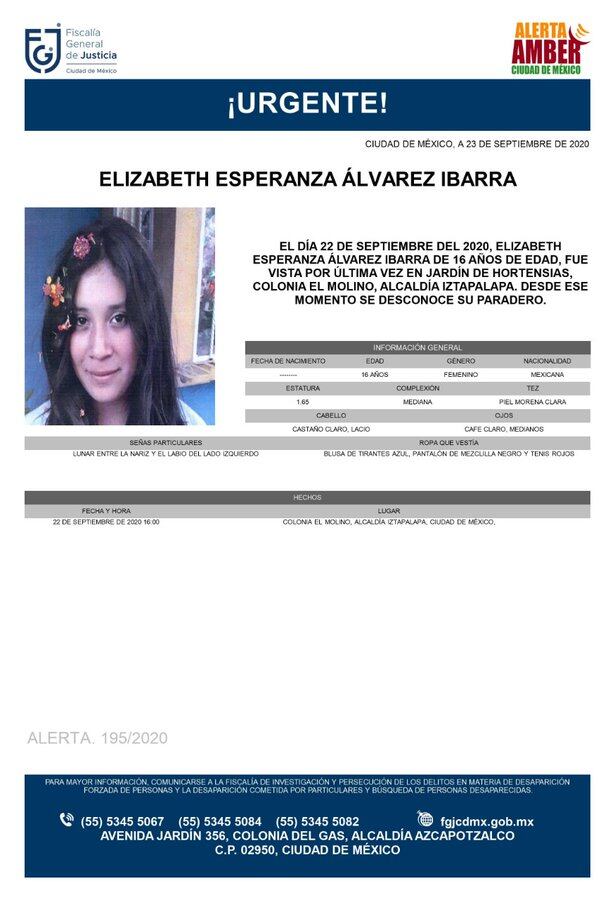 Ficha de búsqueda de Elizabeth