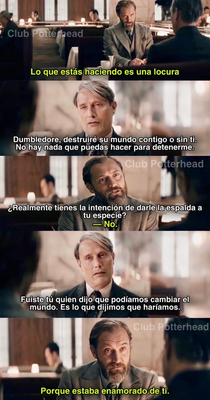 Dumbledore y Grindelwald