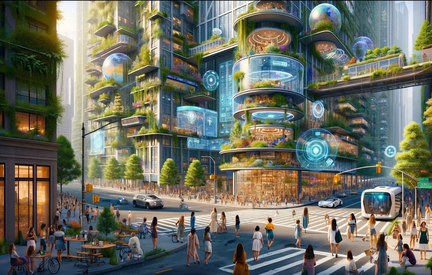 FOTOS: La inteligencia artificial imagina cómo sería el mundo sin hombres en 1 millón de años