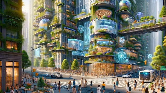 FOTOS: La inteligencia artificial imagina cómo sería el mundo sin hombres en 1 millón de años
