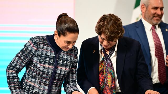Claudia Sheinbaum y Delfina Gómez