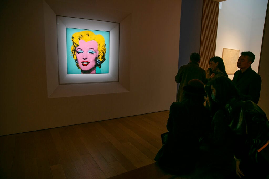 Retrato de Marilyn Monroe por Andy Warhol