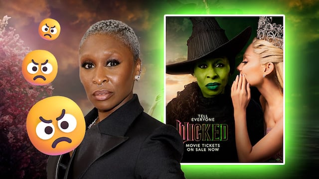 Póster de Wicked cubrió el rostro de Cynthia Erivo y la actriz está furiosa