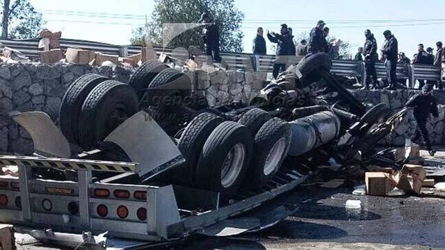 Accidente sobre la México-Toluca
