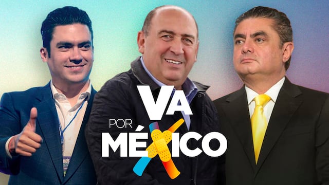 Jorge Romero (PAN), Rubén Moreira (PRI) y Luis Cházaro (PRD) relanzan Va por México en la Cámara de Diputados