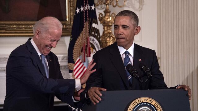 Obama y Biden.