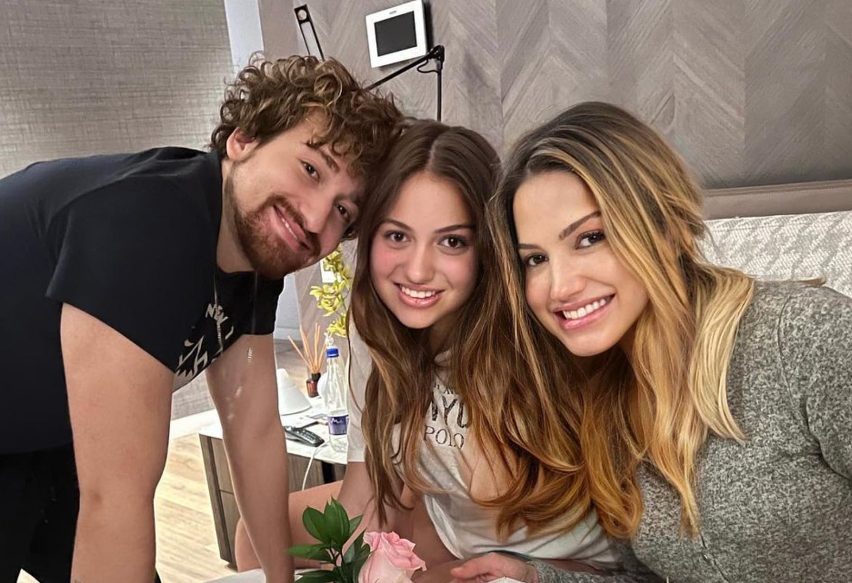 Fanny Lu y sus hijos, Valentina y Mateo