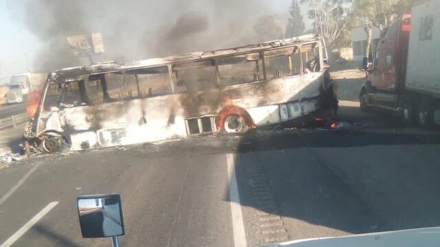 Bloqueo carretero en Guanajuato