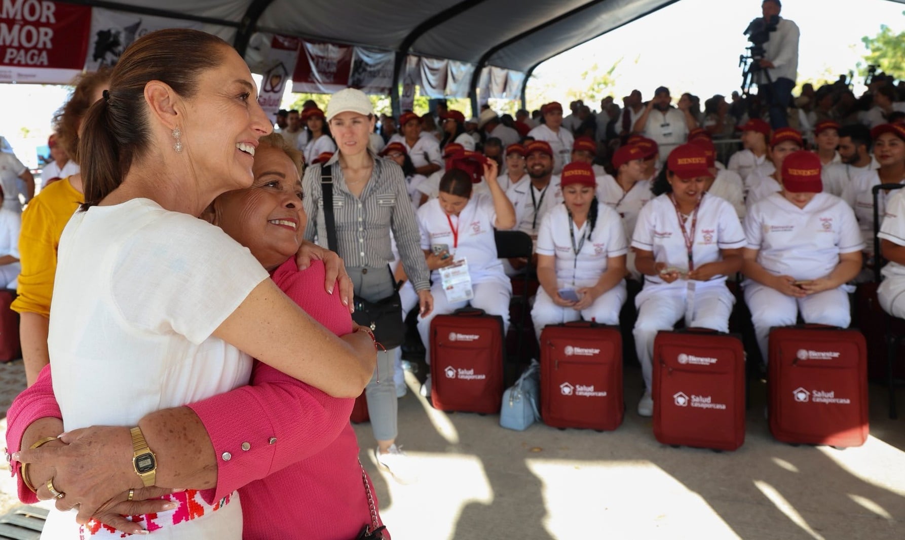 Claudia Sheinbaum da banderazo al programa Salud Casa por Casa en San Pedro Tlaquepaque, Jalisco