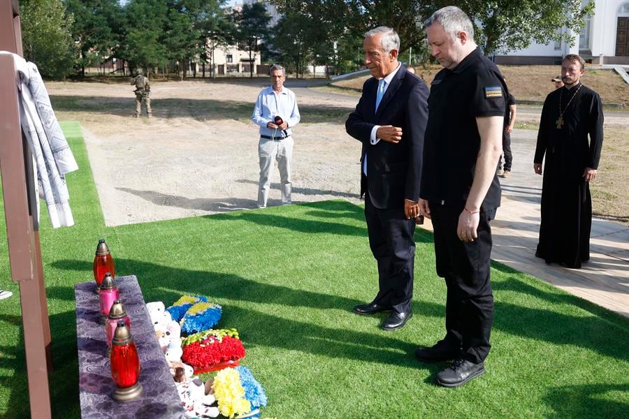 Presidente de Portugal visita Kiev