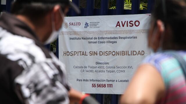 INER sin disponibilidad de camas en tercera ola Covid-19