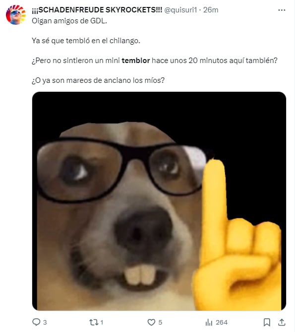 Memes por el sismo del 14 de diciembre