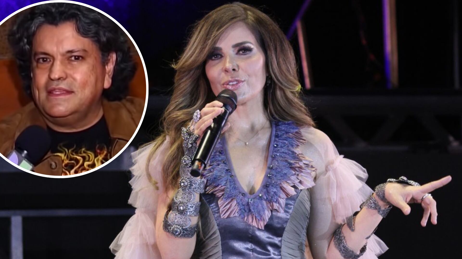 Gloria Trevi y Sergio Andrade.