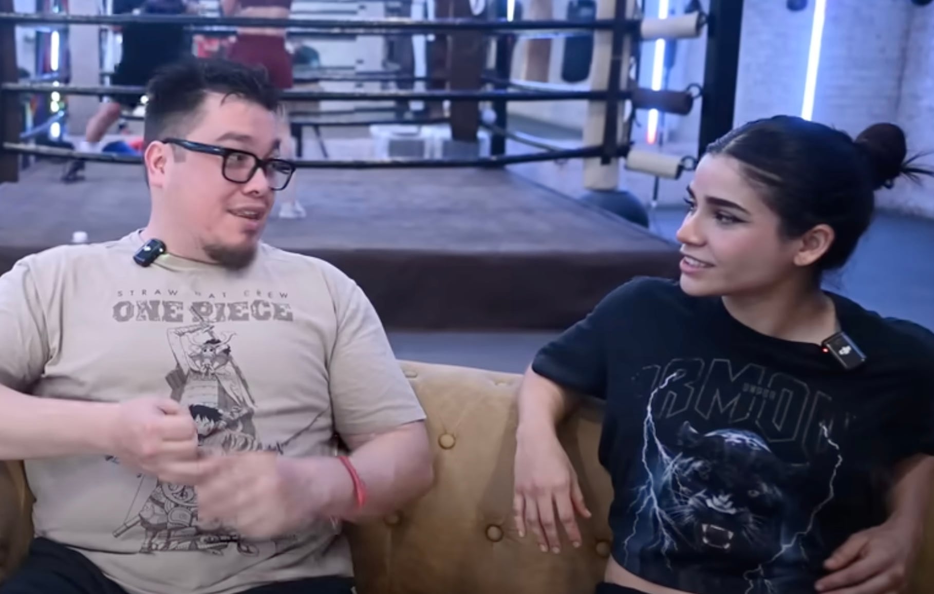 Alana Flores y Franco Escamilla pelearon arriba del ring antes del Supernova Orígenes