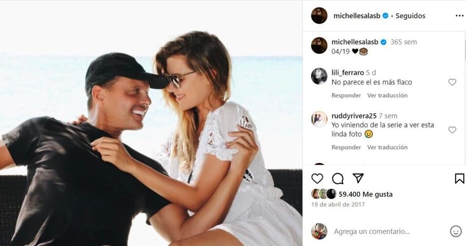 Luis Miguel y Michelle Salas