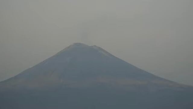 Volcán Popocatépetl el 24 de enero