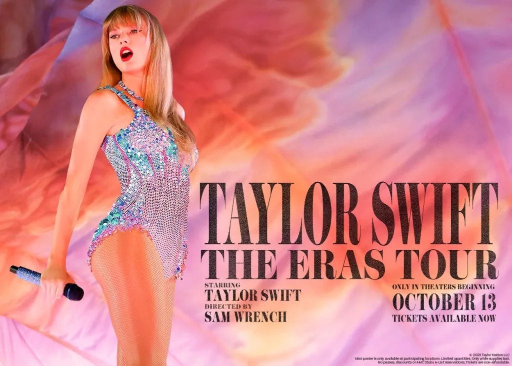 Taylor Swift proyectará en cines su gira The Eras Tour Film y Cinépolis lo traerá a México