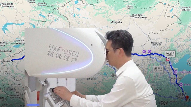 El video del cirujano chino de Shanghái que intervino a paciente en Kashgar, a 5 mil kilómetros