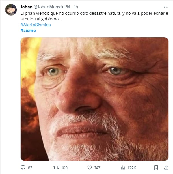 Memes por el sismo de hoy 7 de diciembre