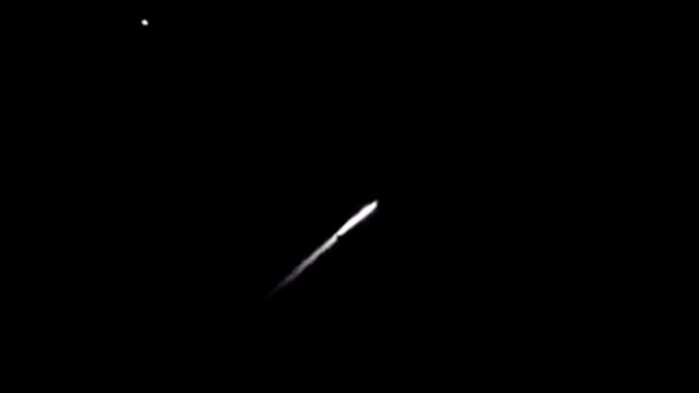 Meteorito sobre Monterrey