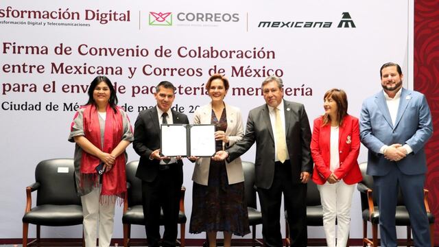 Correos de México y Mexicana firman convenio