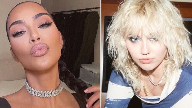 Kim Kardashian, Miley Cyrus